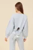 Denim W/ Bandana Print Crewneck sold by Vintage Havana