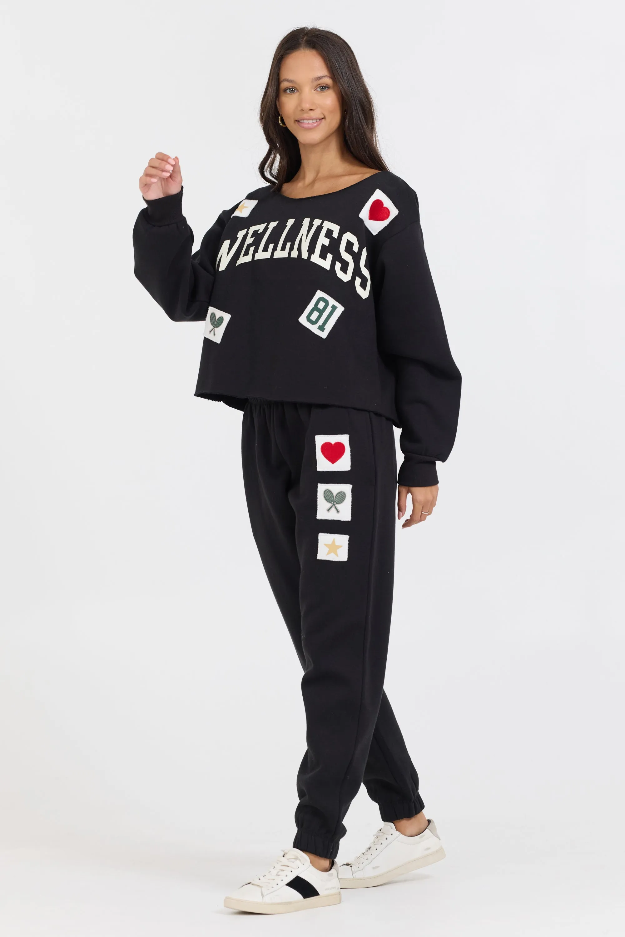 Black Novelty Patch G/D Off Jogger sold by Vintage Havana product image thumbnail 5