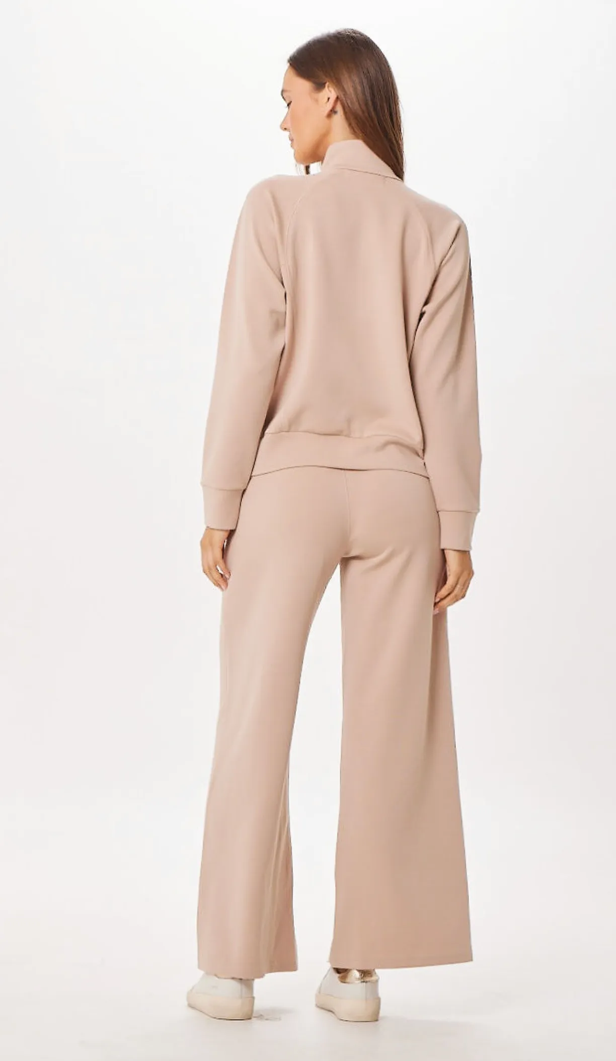 Nude Cloud Fleece Half Zip Sweatshirt sold by Vintage Havana product image thumbnail 4