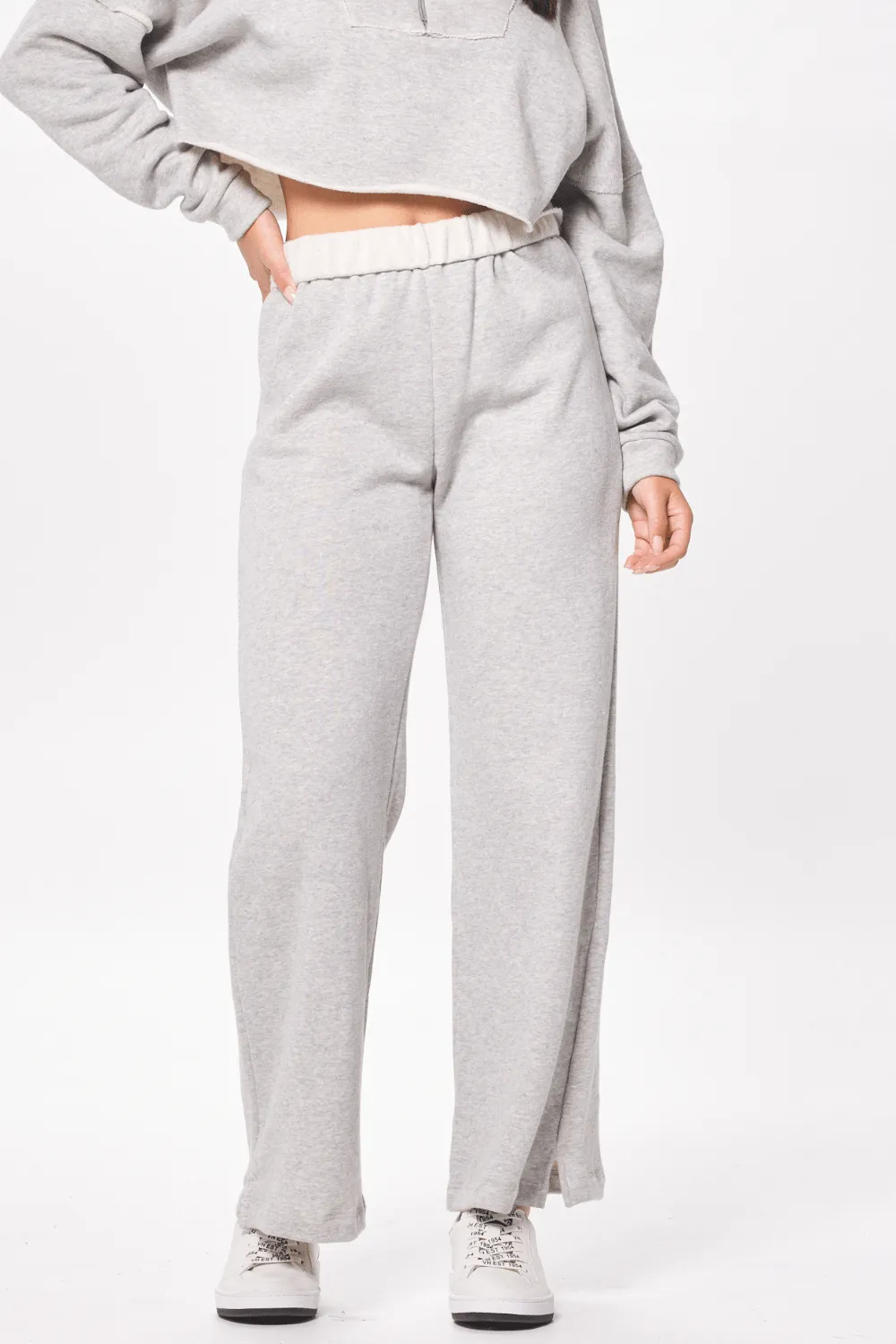 Hunter Grey Fleece Pant w/ Rollover Waistband sold by Vintage Havana
