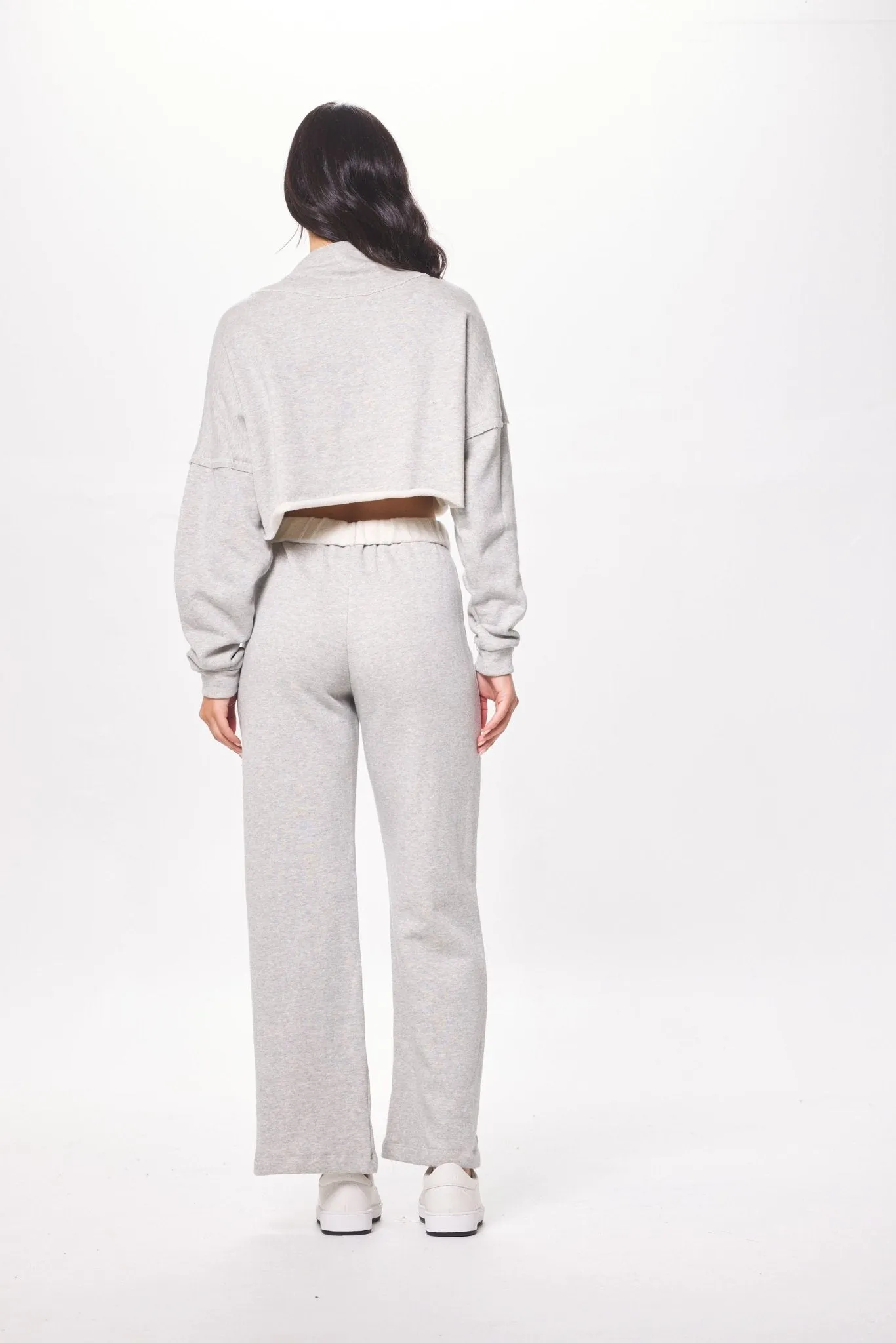 Hunter Grey Fleece Pant w/ Rollover Waistband sold by Vintage Havana product image thumbnail 4