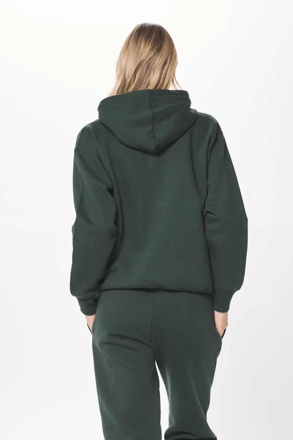 Deep Emerald Green Proweave Hoodie sold by Vintage Havana product image thumbnail 3