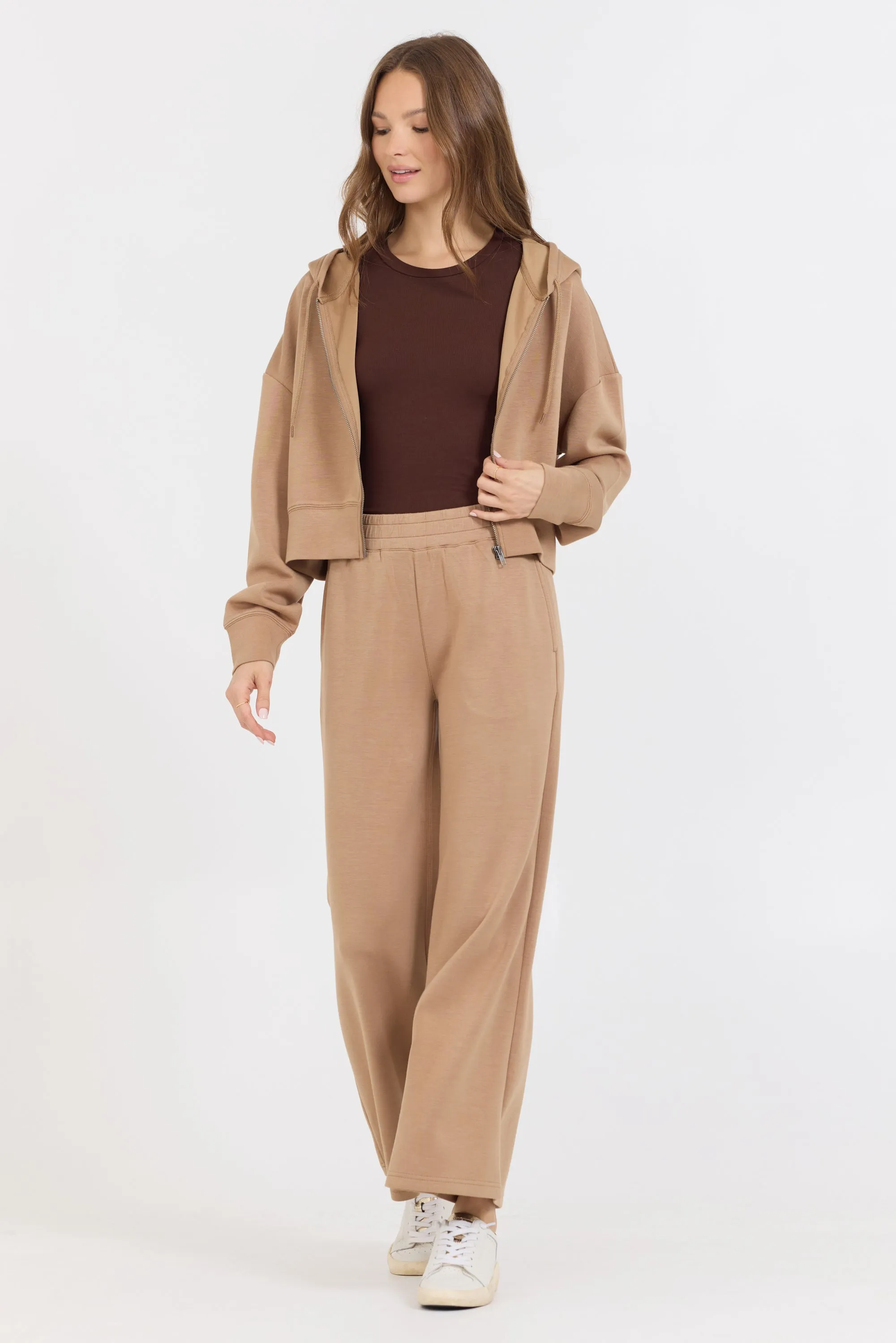 Caramel Cloud Fleece Flare Pant sold by Vintage Havana product image thumbnail 4