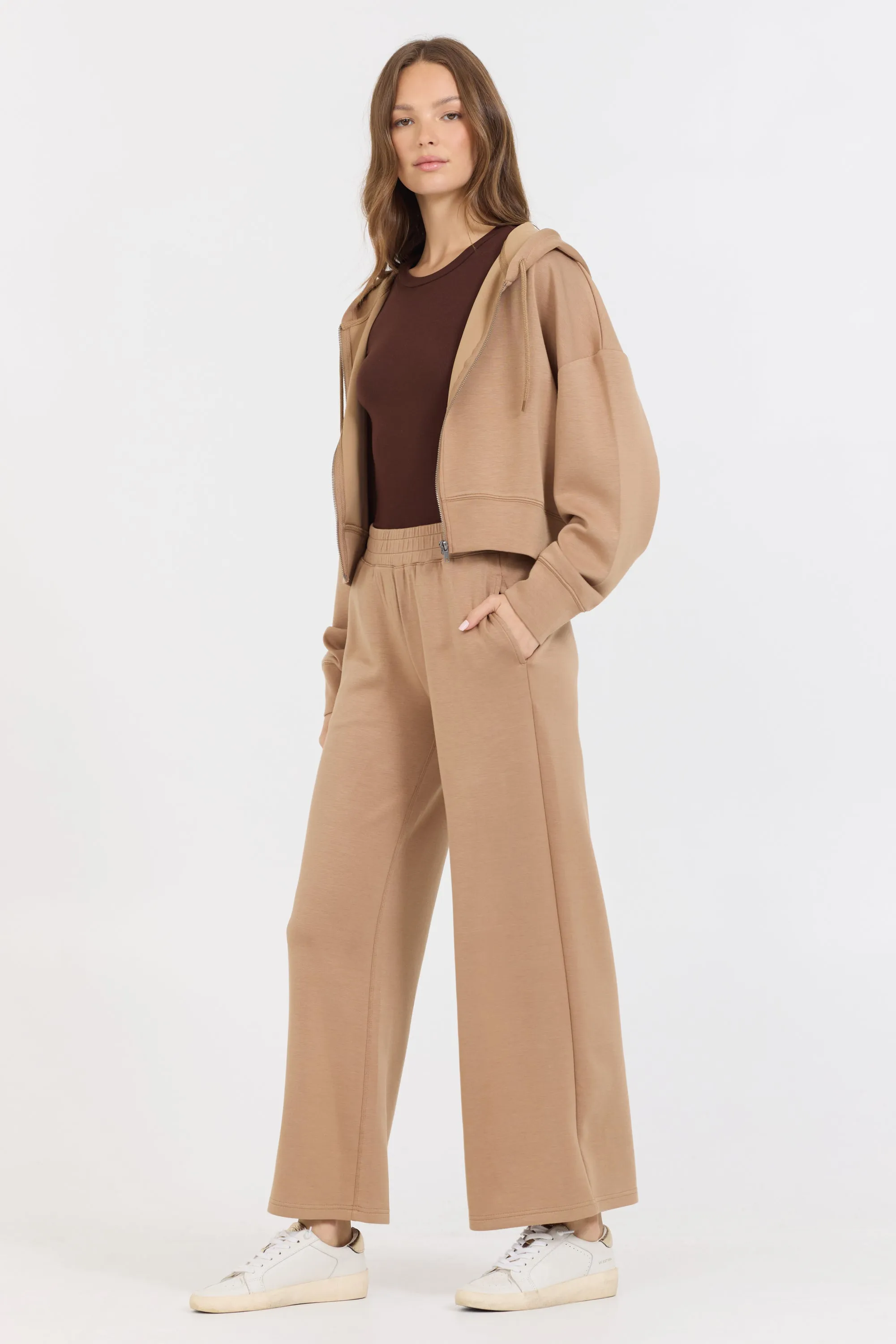 Caramel Cloud Fleece Flare Pant sold by Vintage Havana product image thumbnail 5