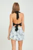 Black Crochet Detail Halter Top sold by Vintage Havana
