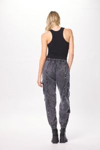 Washed Black Tencel Cargo Pant sold by Vintage Havana