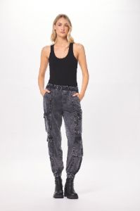 Washed Black Tencel Cargo Pant sold by Vintage Havana