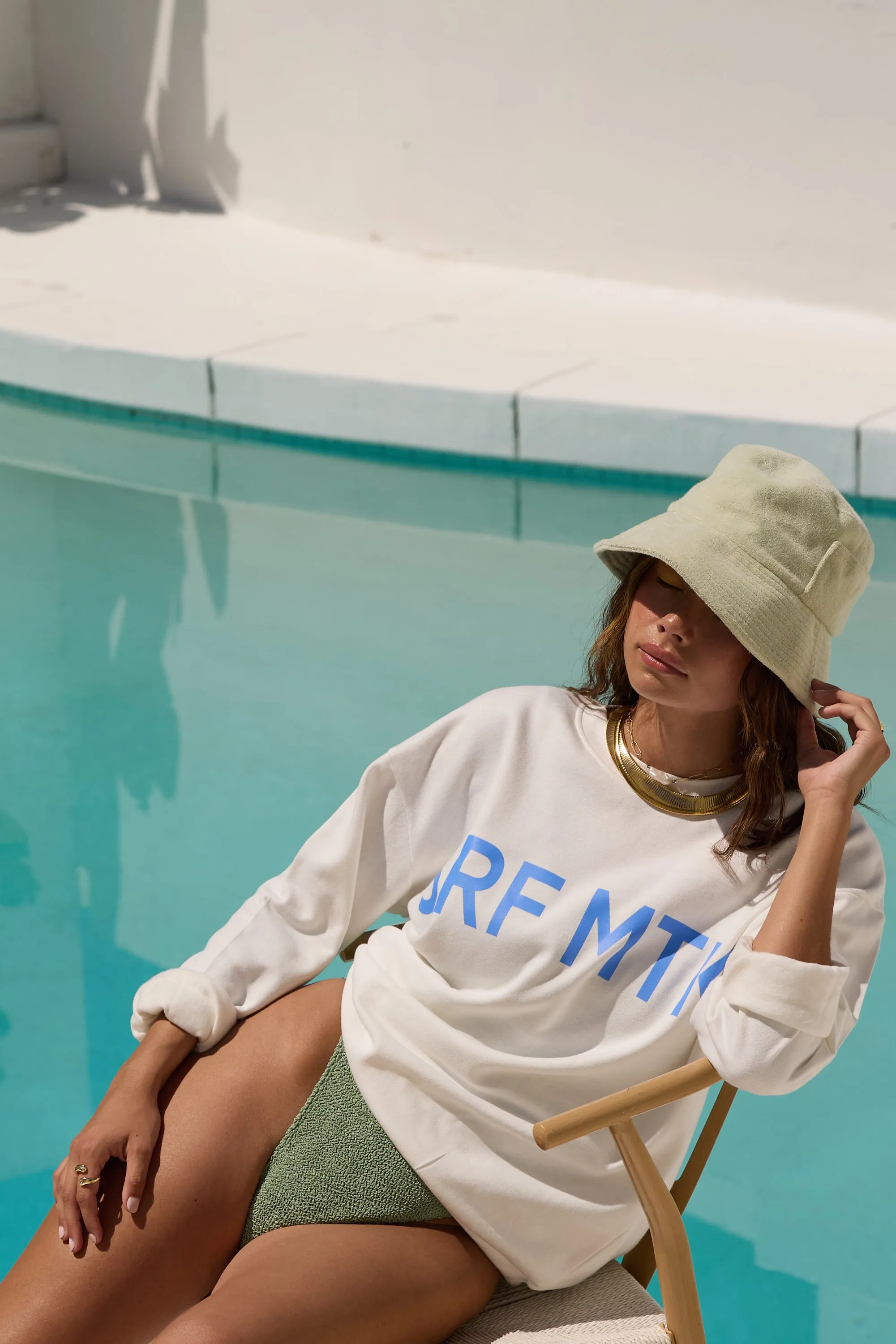 "Surf MTK" White Surf Wash Crewneck sold by Vintage Havana product image thumbnail 2