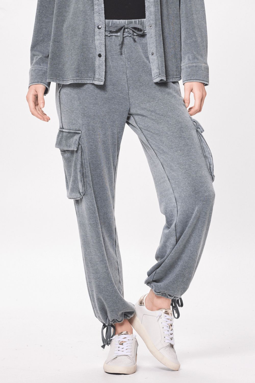 Hunter Green Cashmere Fleece Jogger sold by Vintage Havana