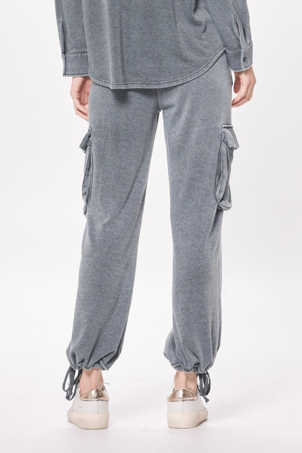 Hunter Green Cashmere Fleece Jogger sold by Vintage Havana product image thumbnail 2