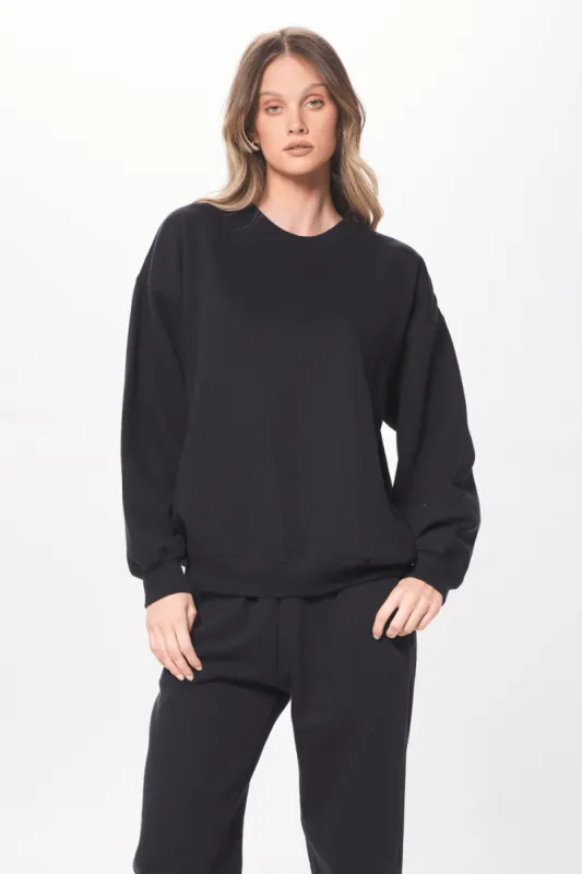 Black Proweave Crewneck Sweatshirt sold by Vintage Havana