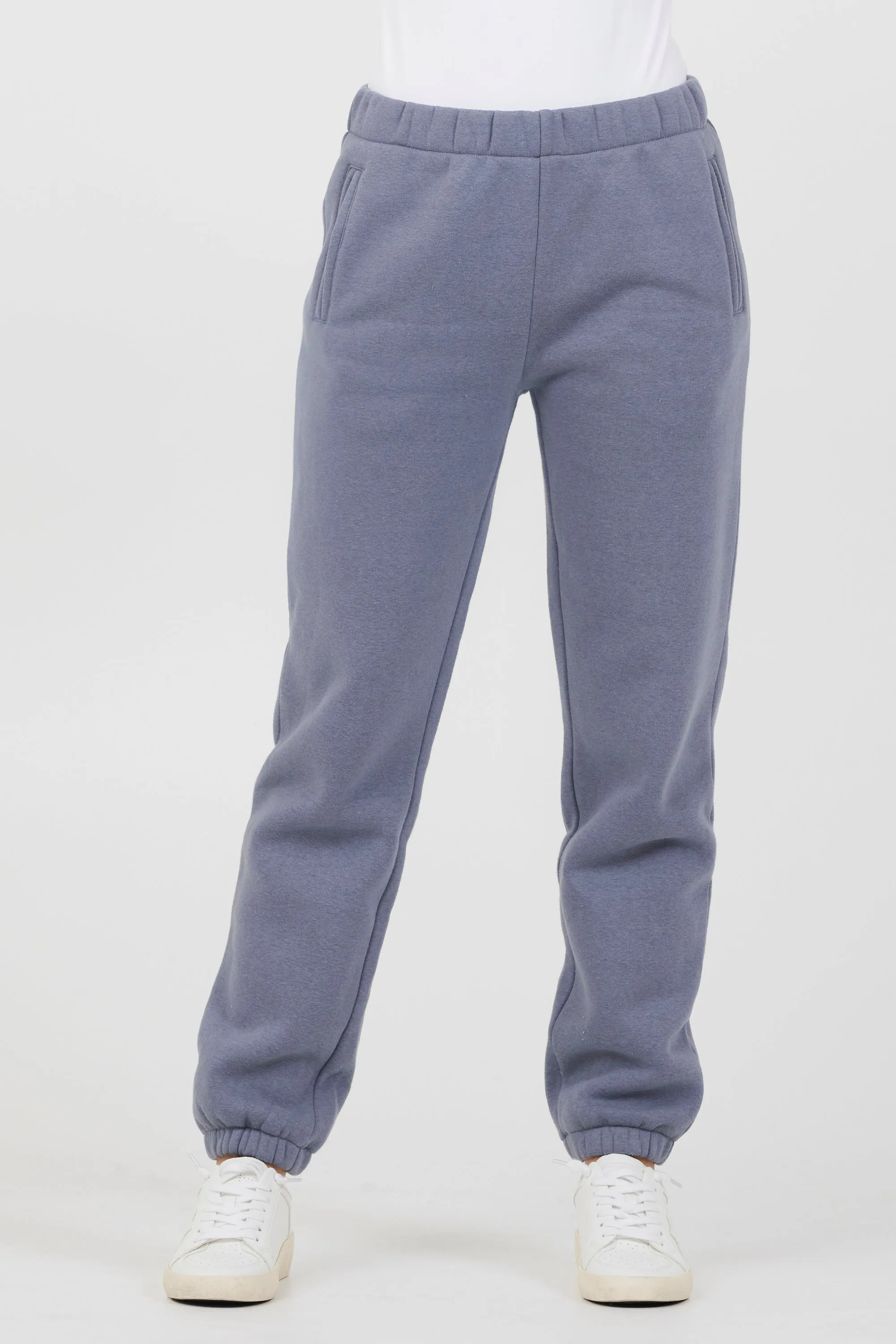 Storm Blue Essentials Fleece Joggers sold by Vintage Havana
