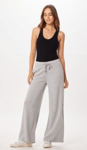 Heather Grey Cloud Fleece Flare Pant sold by Vintage Havana
