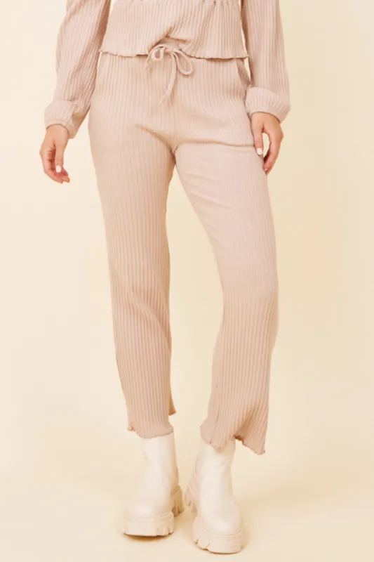Taupe Ribbed Pants sold by Vintage Havana