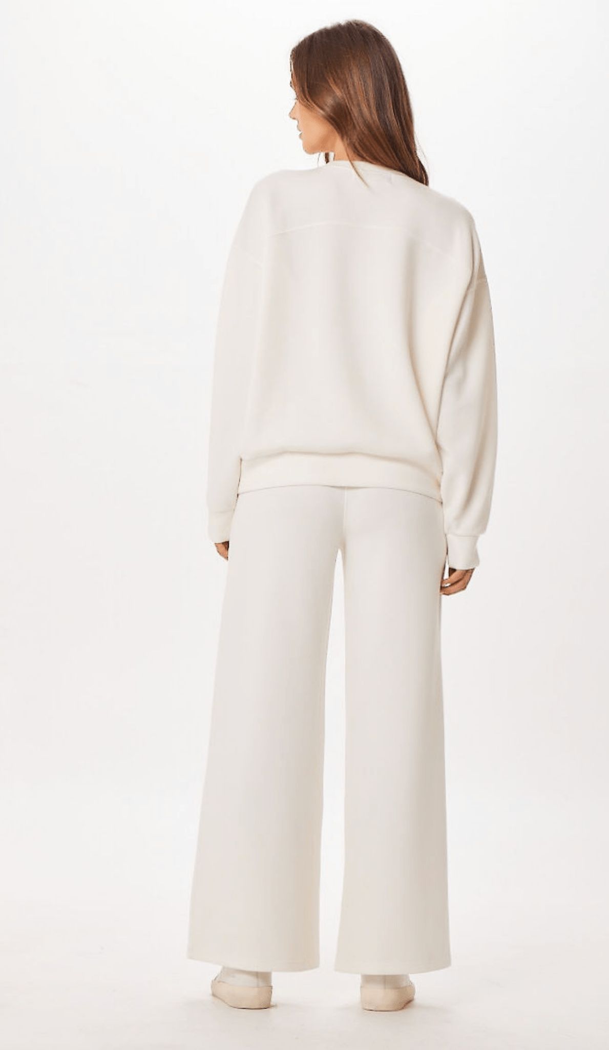 Bright Ivory Cloud Fleece Crewneck sold by Vintage Havana product image thumbnail 4