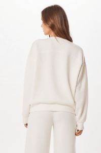 Bright Ivory Cloud Fleece Crewneck sold by Vintage Havana