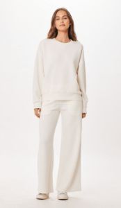Bright Ivory Cloud Fleece Crewneck sold by Vintage Havana