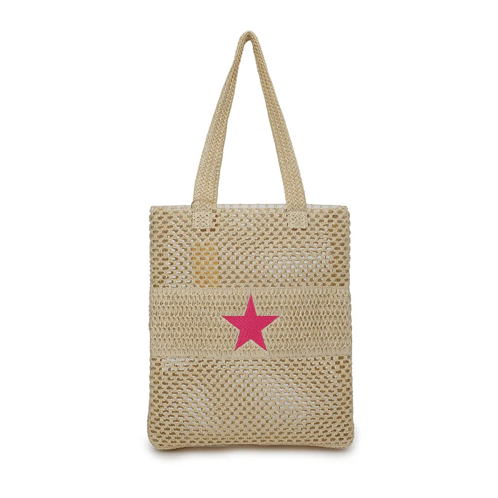 BASIC BAG 1 - PINK/CROCHET sold by Vintage Havana