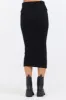 Black Knit Midi Skirt sold by Vintage Havana