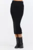 Black Knit Midi Skirt sold by Vintage Havana
