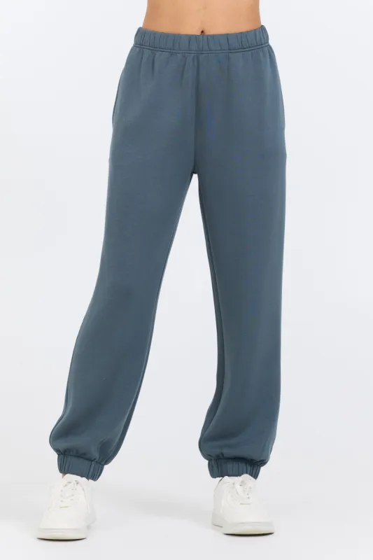Mountain Grey Cloud Fleece Jogger sold by Vintage Havana