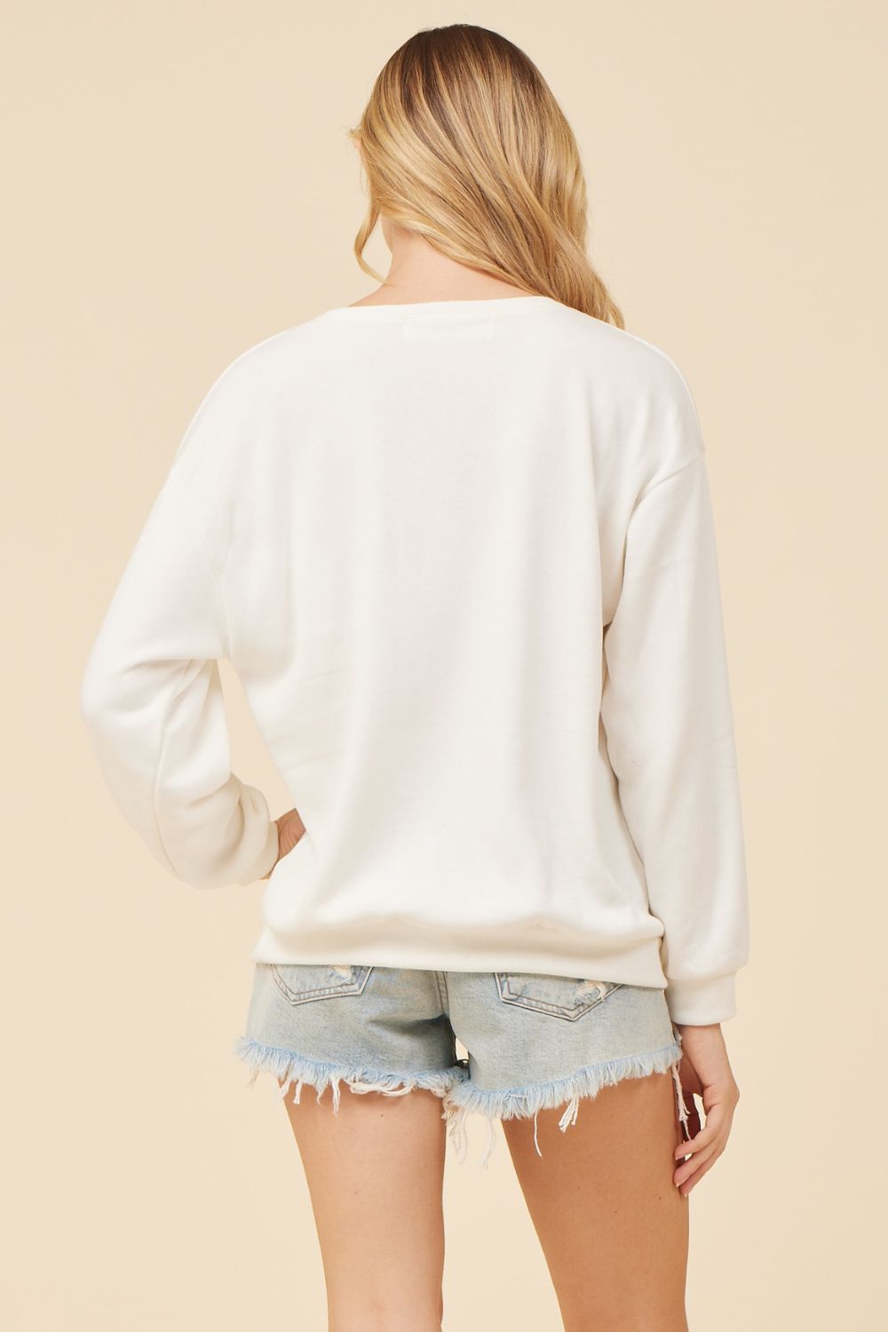 "St. Barth's" White Destination Printed Crewneck sold by Vintage Havana product image thumbnail 2