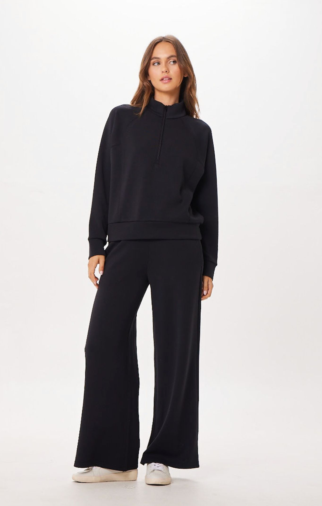 Black Cloud Fleece Flare Pant sold by Vintage Havana product image thumbnail 3