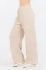 Vanilla Cream Cotton Blend Fleece Wide Leg Pant sold by Vintage Havana