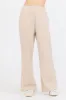 Vanilla Cream Cotton Blend Fleece Wide Leg Pant sold by Vintage Havana
