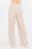 Vanilla Cream Cotton Blend Fleece Wide Leg Pant sold by Vintage Havana