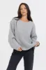 Heather Grey W/ Ivory Jacquard Knit Skull Sweater sold by Vintage Havana