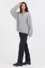 Heather Grey W/ Ivory Jacquard Knit Skull Sweater sold by Vintage Havana