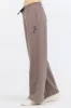 Taupe Grey Fleece Flare Pant W/ Flocking Details sold by Vintage Havana