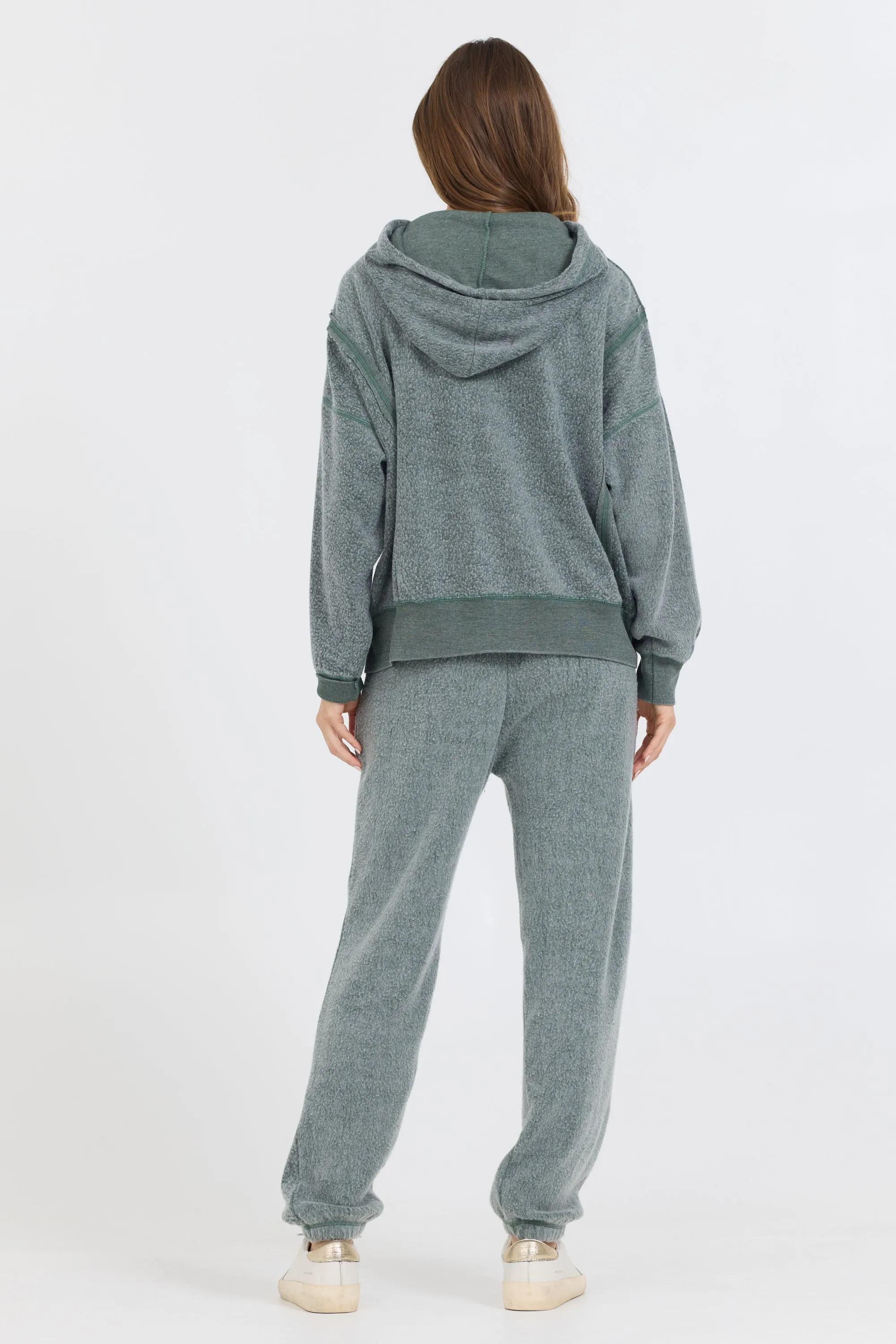 Dark Forest Reverse Fleece Jogger sold by Vintage Havana product image thumbnail 5