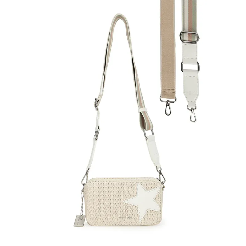 MINI MEME - WHITE RAFIA sold by Vintage Havana