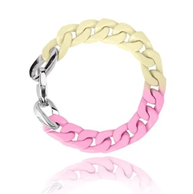 DOUBLE DIP BRACELET PINK/LEMON sold by Vintage Havana