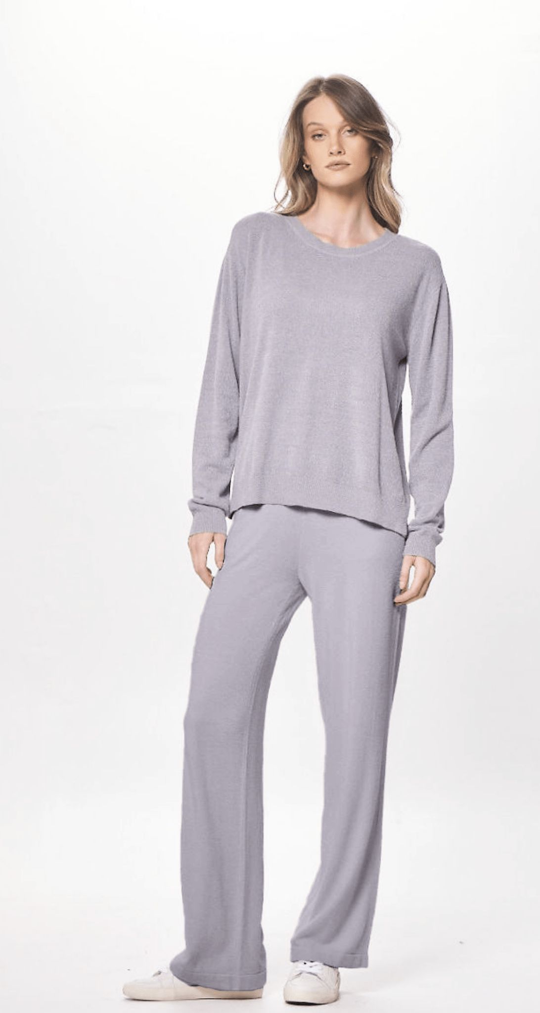 Cool Grey Plush Knit Jogger sold by Vintage Havana product image thumbnail 3