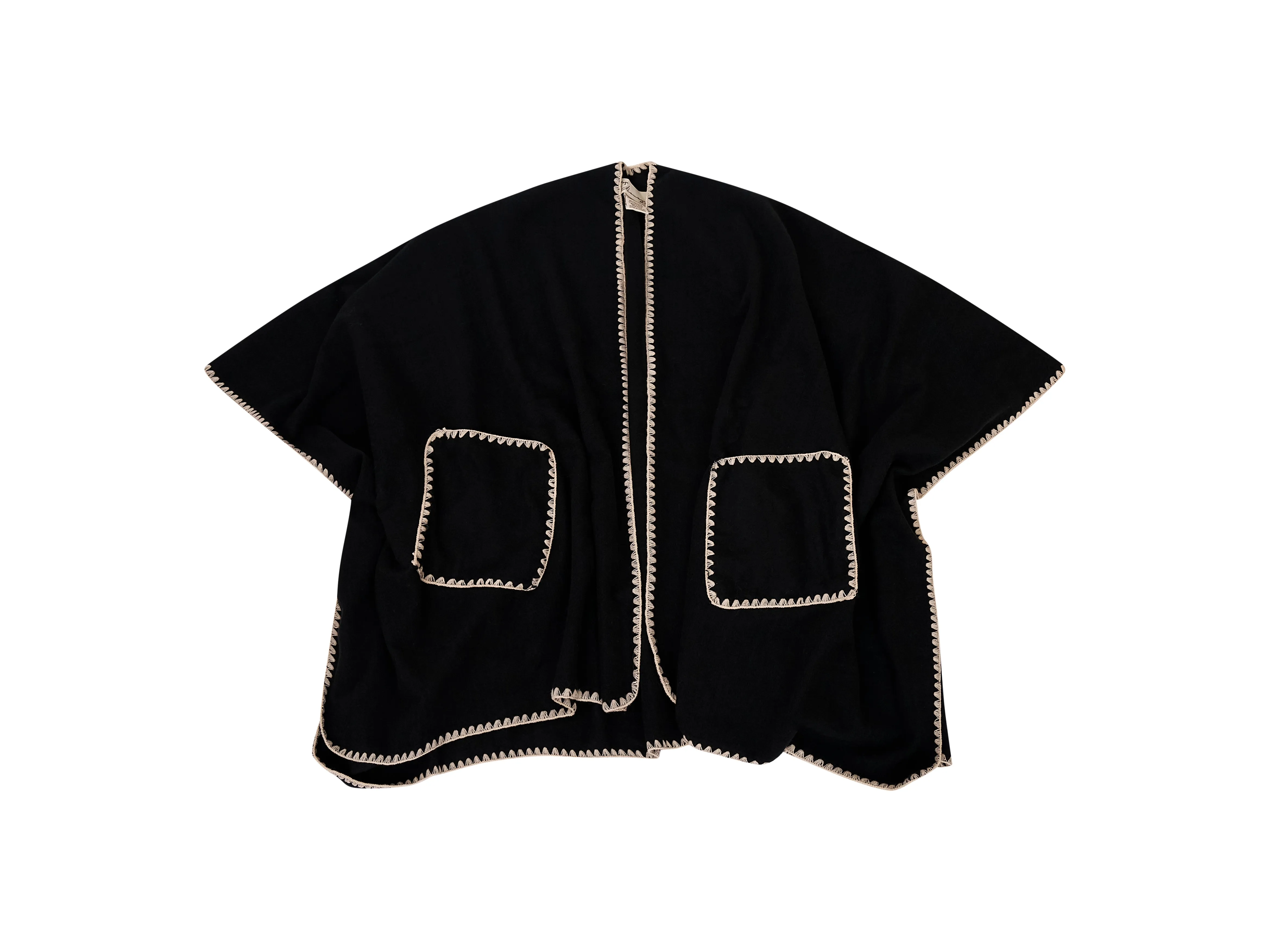 WHIPSTITCH RUANA WITH POCKETS sold by Vintage Havana product image thumbnail 4