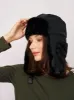 FUR TRAPPER HAT - BLACK sold by Vintage Havana