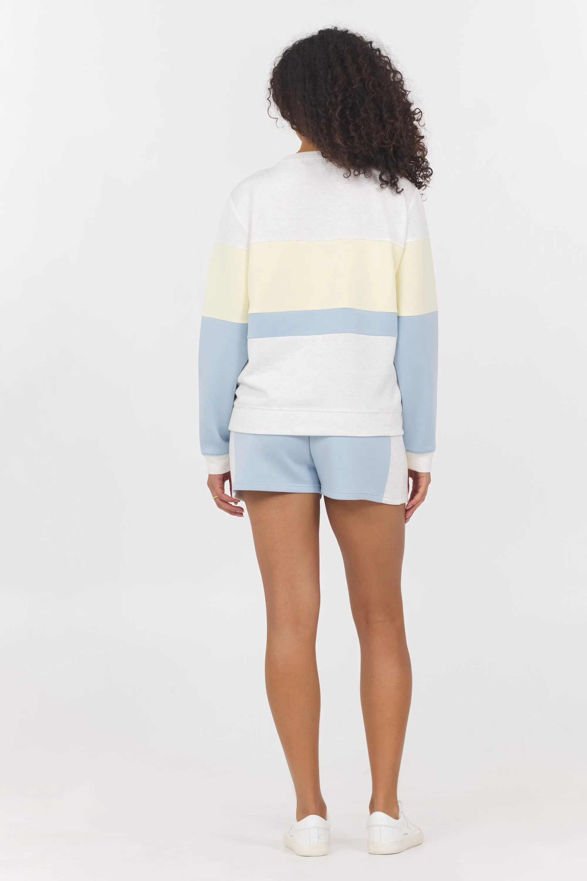 Color Block Cloud Fleece Crew sold by Vintage Havana product image thumbnail 3
