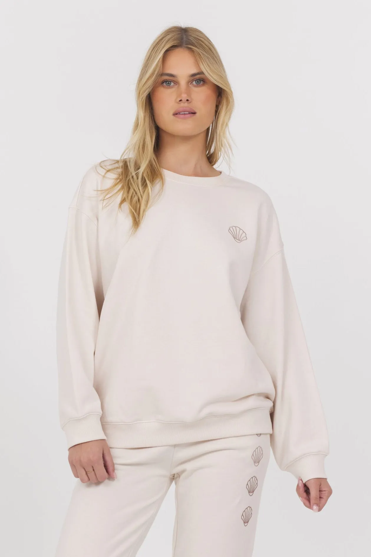 Embroidered French Terry Crew sold by Vintage Havana