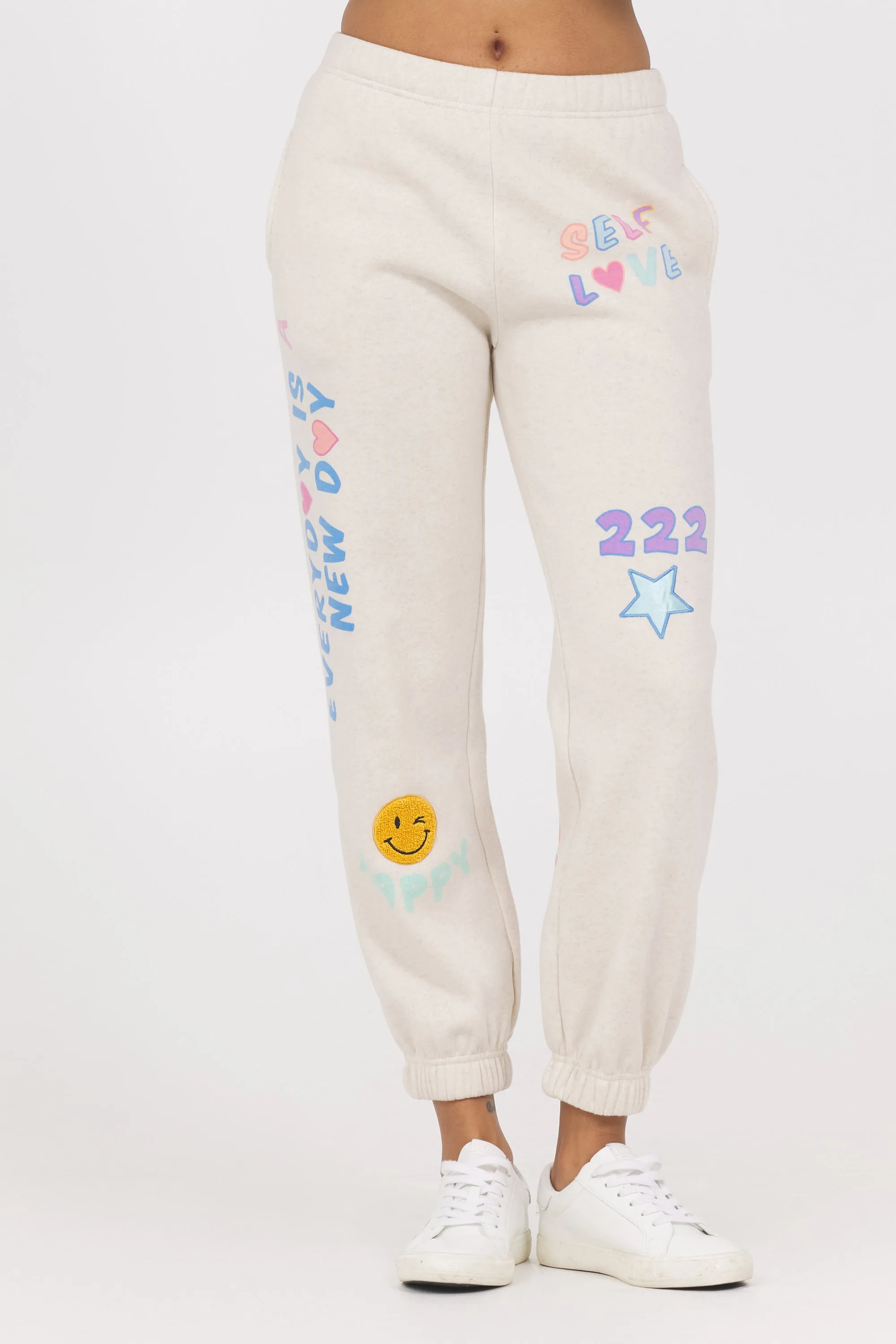 Printed Surf Wash Jogger with Patches sold by Vintage Havana