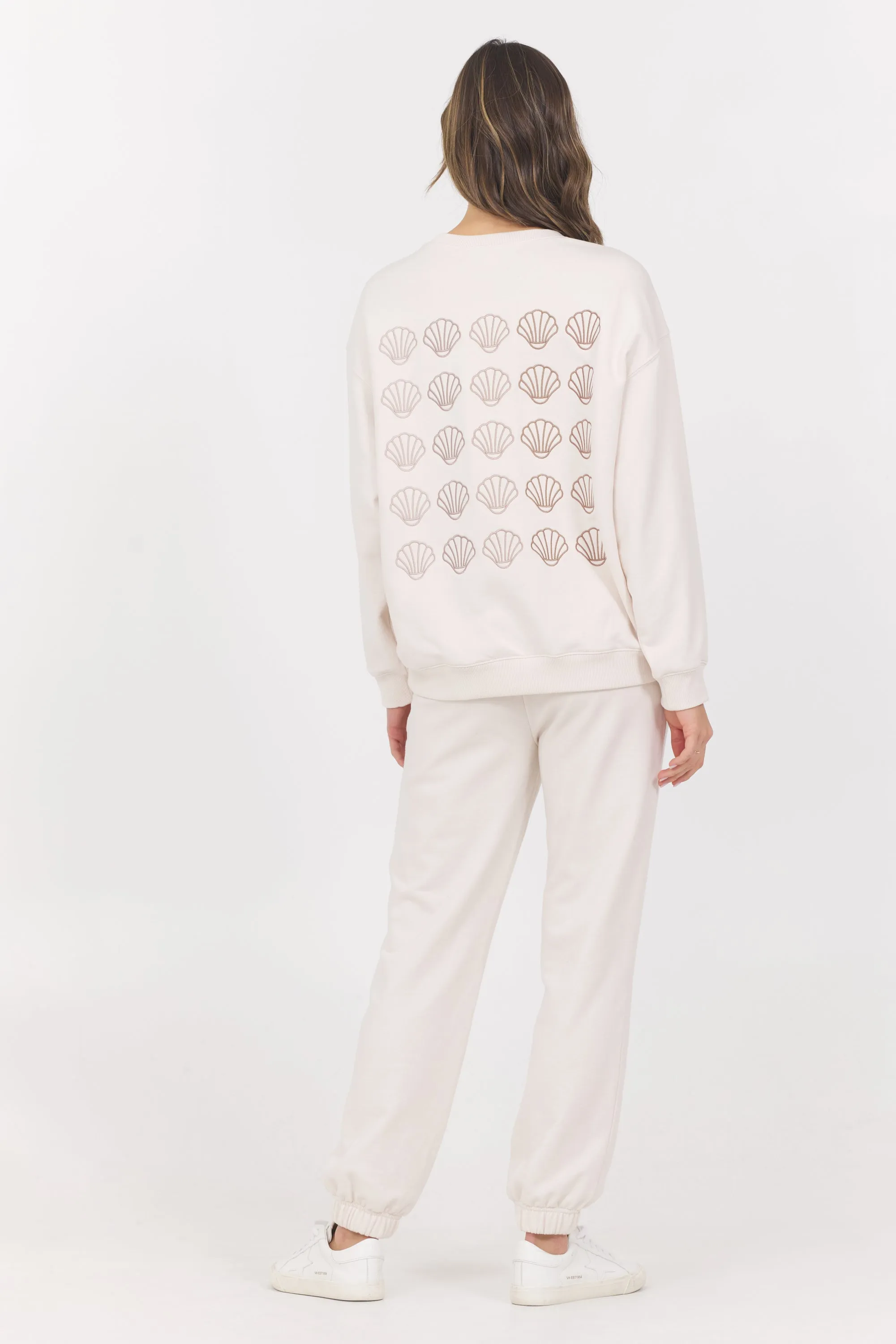 EMBROIDERED FRENCH TERRY JOGGERS sold by Vintage Havana product image thumbnail 2