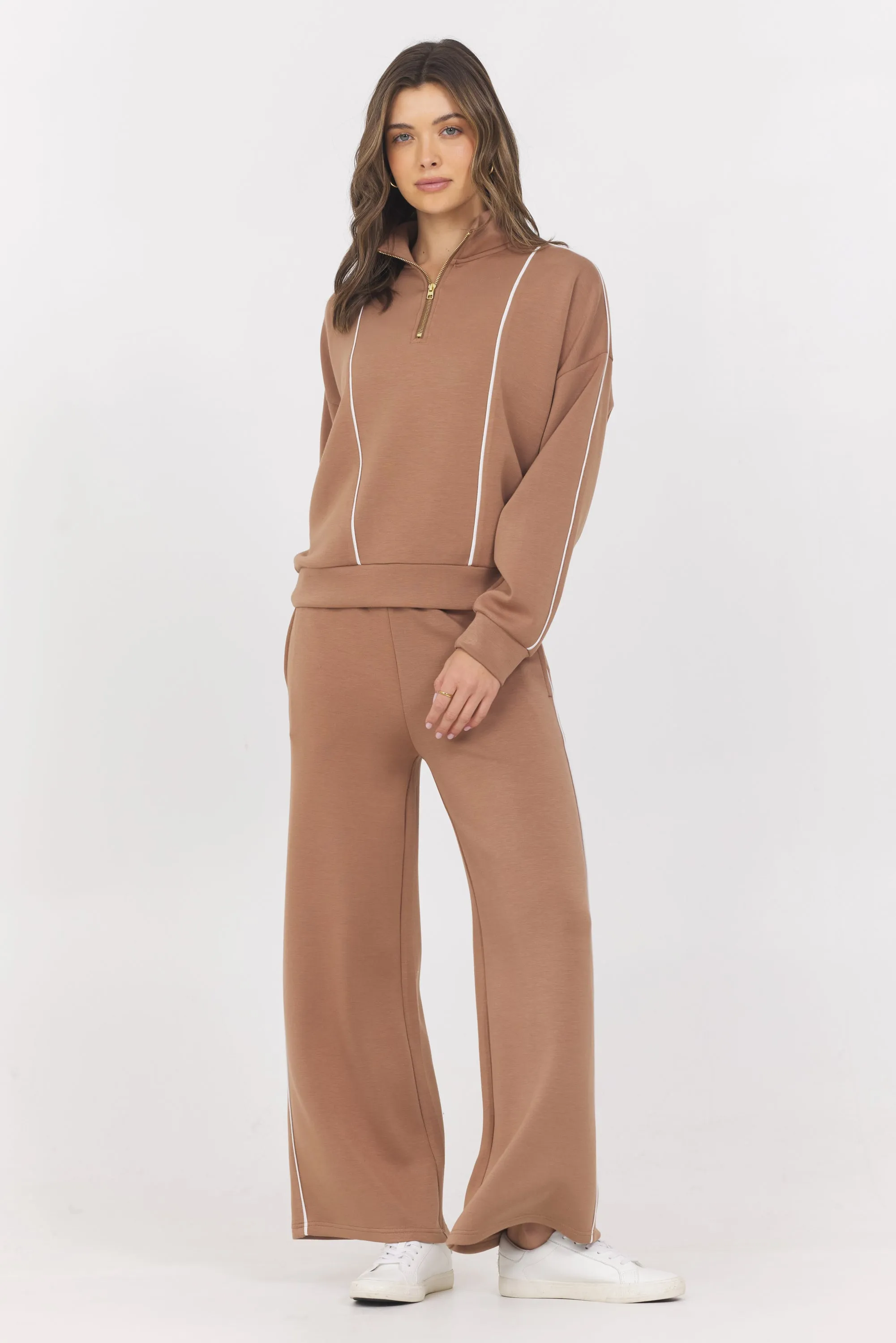Cloud w/ Piping Quarter Zip sold by Vintage Havana product image thumbnail 4