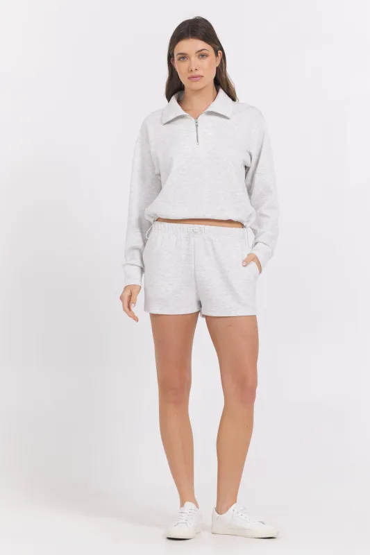 Varsity Grey Cloud Quarter Zip sold by Vintage Havana