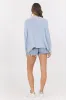 Light Blue American Flag Graphic Sweater sold by Vintage Havana