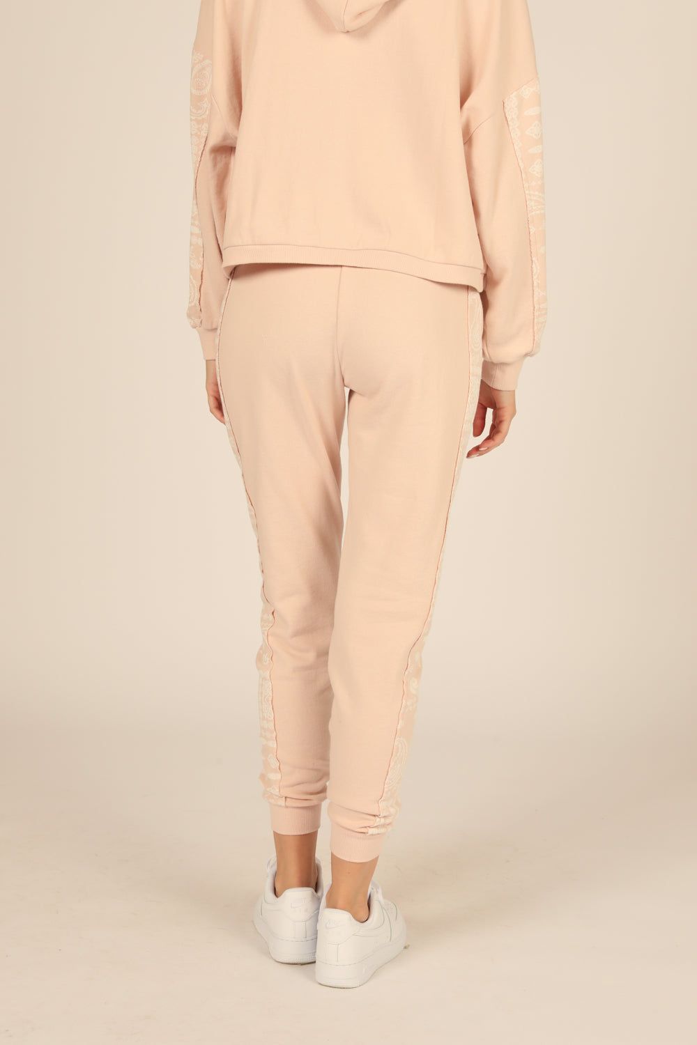 Mauve/Heather Bandana Jogger sold by Vintage Havana product image thumbnail 2