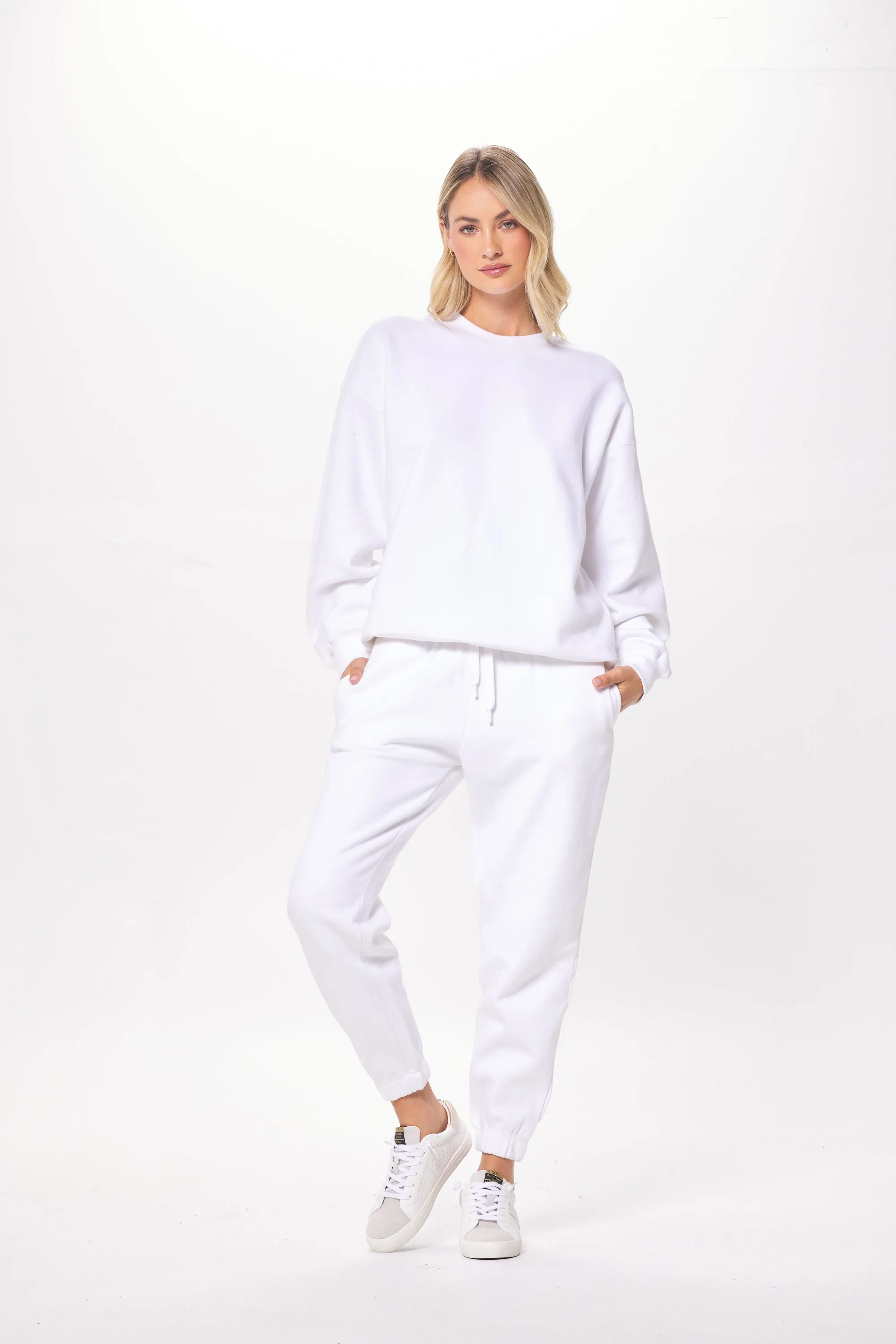 White Proweave Crewneck Sweatshirt sold by Vintage Havana product image thumbnail 3