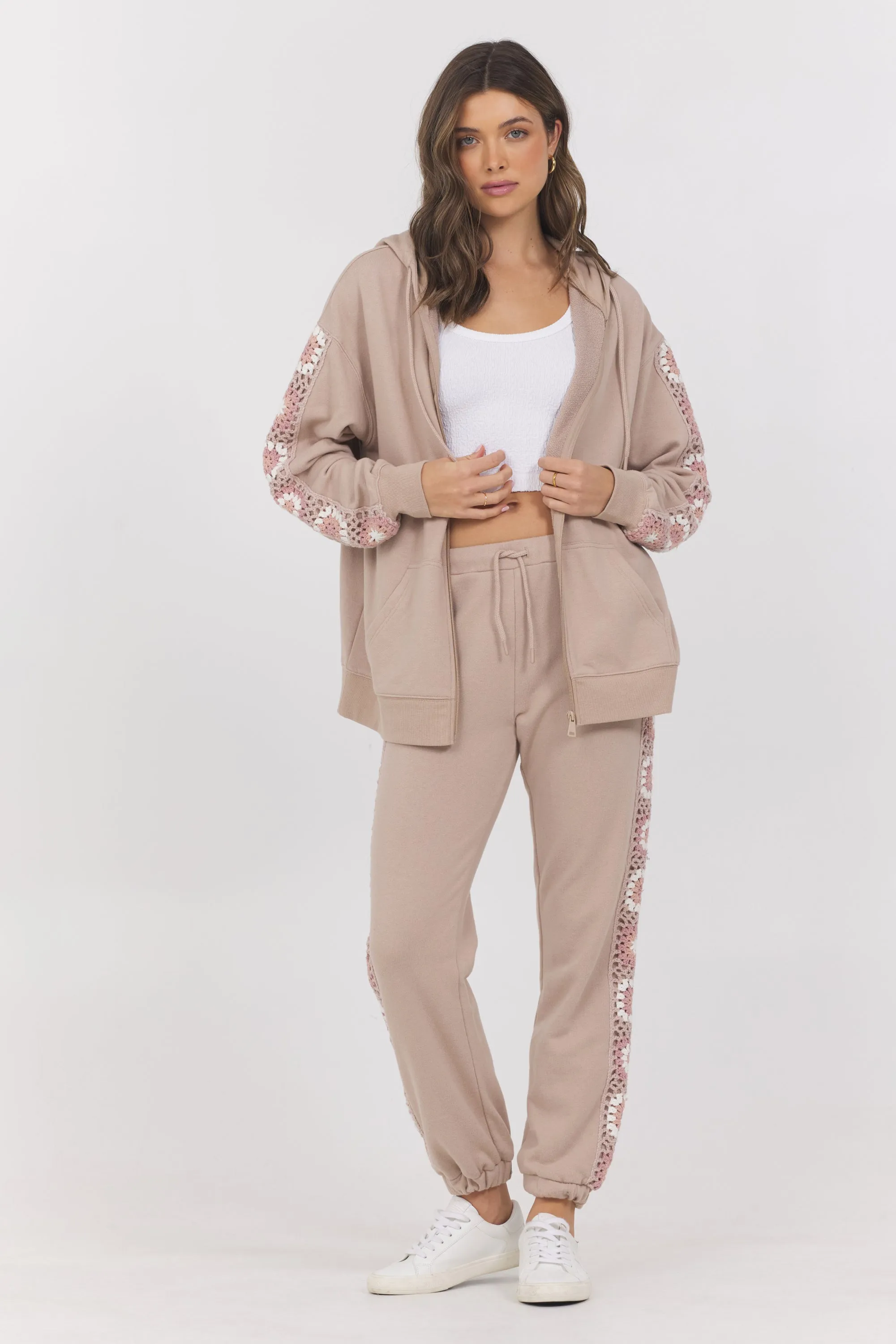 French Terry Zip Up + Jogger 2-Piece Set sold by Vintage Havana