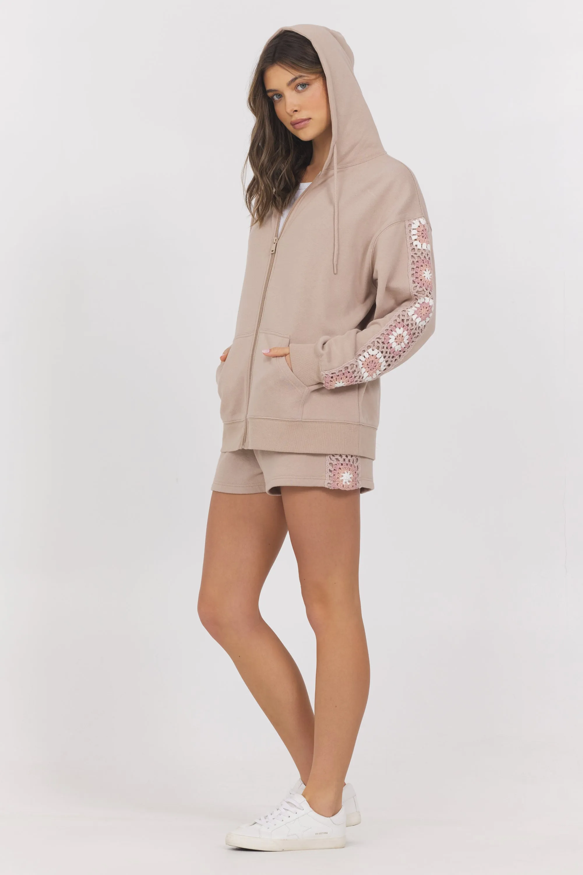 French Terry Zip Up + Jogger 2-Piece Set sold by Vintage Havana product image thumbnail 2